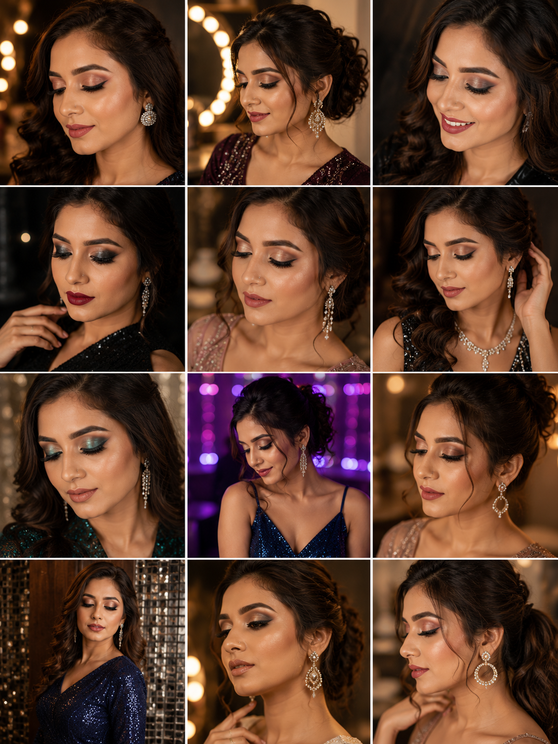 High end fashion model cosmetic profile